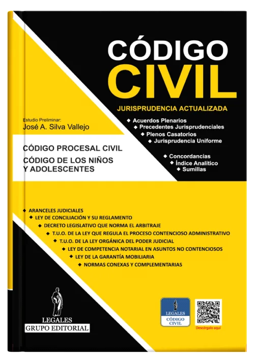 CODIGO CIVIL PERUANO REIMPRESION 2023 (11 en 1) Concordado Jurisprudencia + Aplicativo Móvil