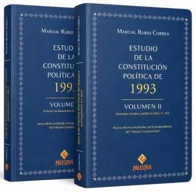 ESTUDIO DE LA CONSTITUCIÓN POLÍTICA DE 1993 - 2 VOLÚMENES-2026