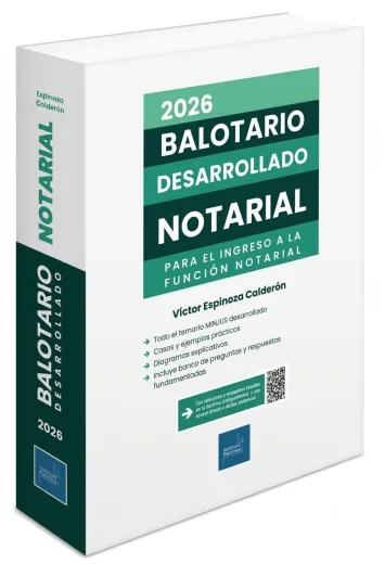 Balotario Desarrollado Notarial 2026   
