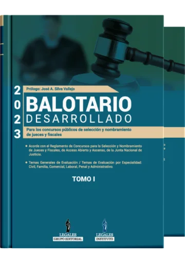 BALOTARIO DESARROLLADO 2024 - 2025 (2 tomos)