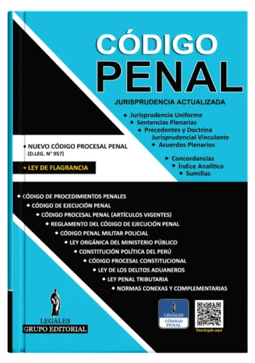 CODIGO PENAL PERUANO ACTUALIZADO MARZO 2023 - Concordado Jurisprudencia (14 en 1), actualizado a + aplicativo móvil
