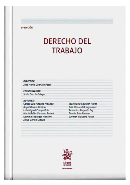 DERECHO DEL TRABAJO - 9ª Edición DERECHO DEL TRABAJO - 9ª Edición