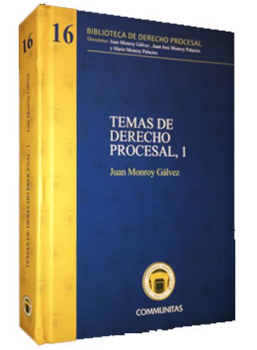 TEMAS DE DERECHO PROCESAL, 1 TEMAS DE DERECHO PROCESAL, 1