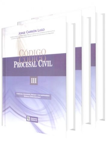 CÓDIGO PROCESAL CIVIL (3 tomos)