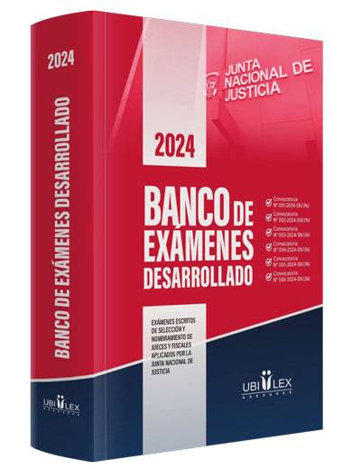 BANCO DE EXÁMENES DESARROLLADO 2024 JNJ 2024 BANCO DE EXÁMENES DESARROLLADO 2024 JNJ 2024