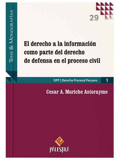 EL DERECHO A LA INFORMACIÓN COMO PARTE ..