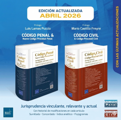 Pack Código Civil y Código Penal PACIFICO ABRIL 2026