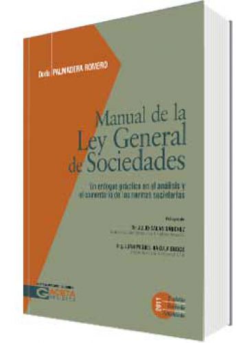 MANUAL DE LA LEY GENERAL DE SOCIEDADES..