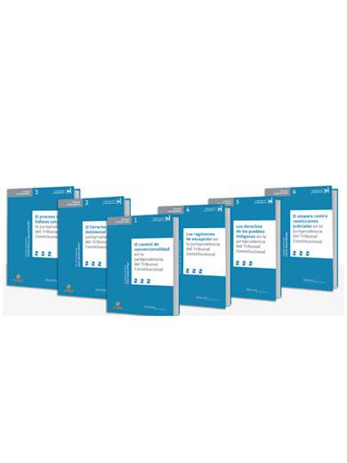 CUADERNOS DE JURISPRUDENCIA DEL TRIBUNAL CONSTITUCIONAL - 6 Tomos